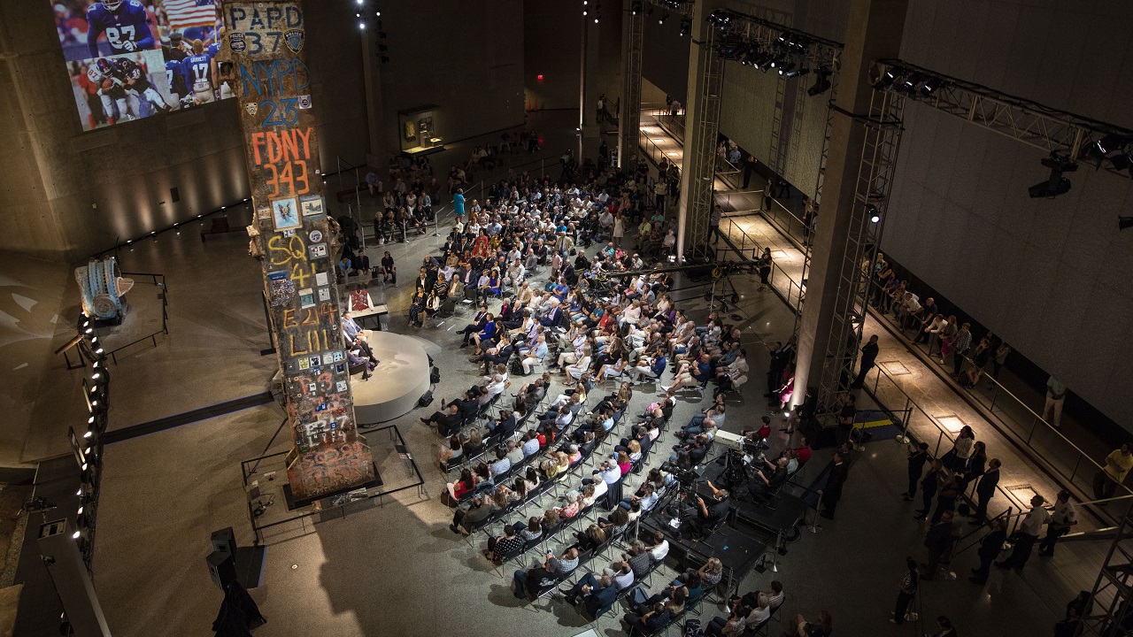 The Back Of “The Last Column” At The National September 11 Memorial ...